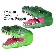 Puppet engraçado das luvas de crocodilo